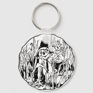 Halloween Scarecrow Keychain
