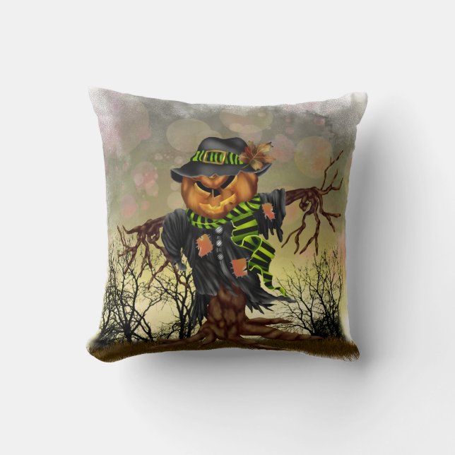 Halloween Scarecrow Pillow (Front)