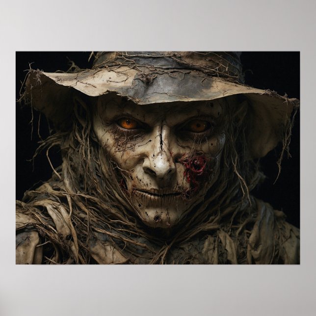Halloween Scarecrow Poster (Front)