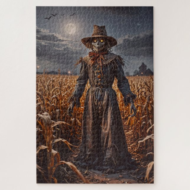 Halloween Scarecrow Puzzle (Vertical)