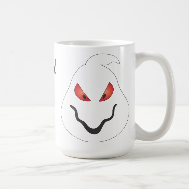 Halloween Scarey Ghost Coffee Mug (Right)
