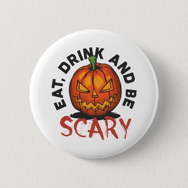 Halloween Scary     6 Cm Round Badge (Front)