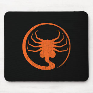 Halloween Scary Alien Facehugger Horror Pumpkin La Mouse Pad