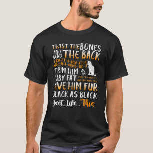Halloween Scary Black Cat Jackolantern Witches Wom T-Shirt