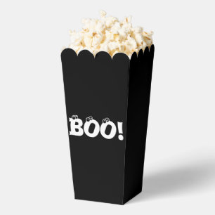 Halloween Scary Boo! eyeballs black white treats Favour Box