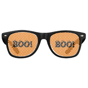 Halloween Scary Boo! eyeballs funny costume Retro Sunglasses