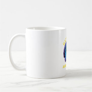 Halloween Scary Cat Lady Black Cat Coffee Mug
