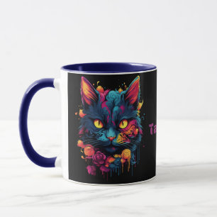 Halloween/Scary Cat/Witchy personalised Mug