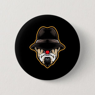 Halloween Scary Clown Cholo Gangster 6 Cm Round Badge