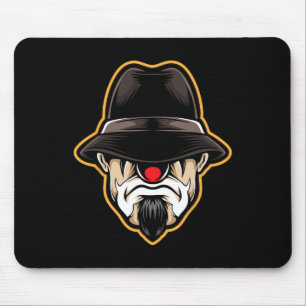Halloween Scary Clown Cholo Gangster Mouse Pad