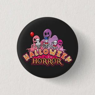 Halloween Scary Clowns Horror 3 Cm Round Badge
