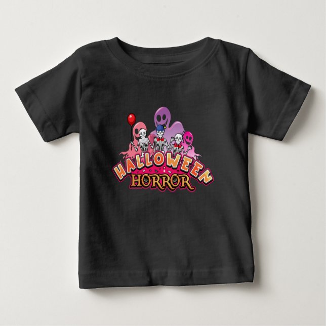 Halloween Scary Clowns Horror  Baby T-Shirt (Front)