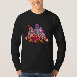 Halloween Scary Clowns Horror Long Sleeveless T-Shirt