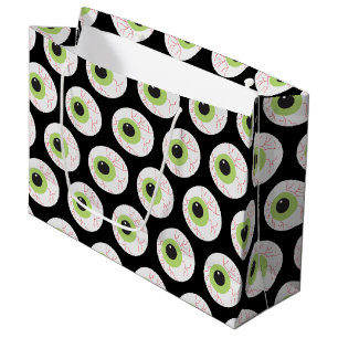 Halloween Scary Eyeball Large Gift Bag