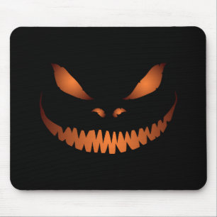Halloween Scary Face Mouse Pad