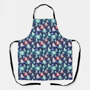 Halloween Scary Ghost and Goblins Apron