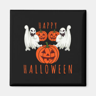Halloween scary ghost pumpkin  magnet