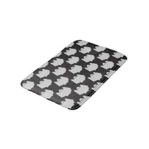 Halloween, Scary Ghost, Trick Or Treat, Boo Bath Mat