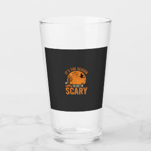 Halloween Scary Haunted Castle Vector Glass