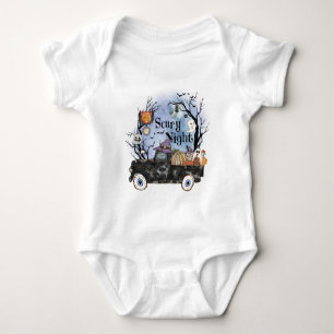 Halloween Scary Night Baby Bodysuit