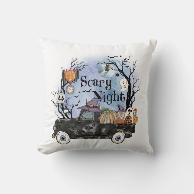 Halloween  Scary_Night Cushion (Front)
