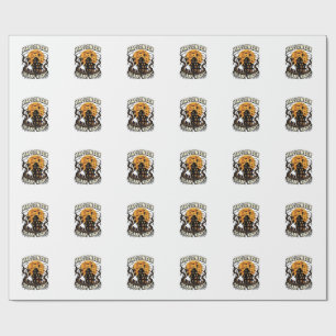 Halloween Scary Night Haunted House Full Moon Witc Wrapping Paper