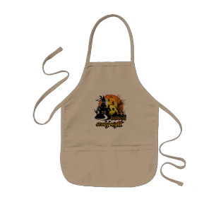 Halloween Scary Night Kids Apron