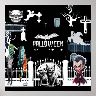 Halloween Scary Night Poster