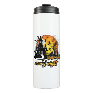 Halloween Scary Night Thermal Tumbler