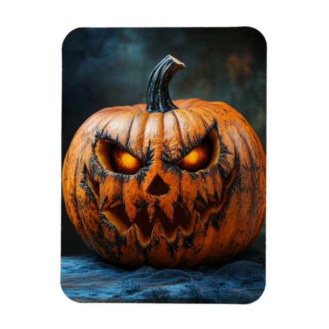 Halloween Scary Pumpkin Magnet (Vertical)