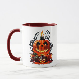 Halloween Scary Pumpkin Mug