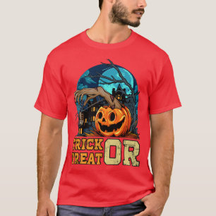 Halloween, Scary Pumpkin, Trick Or Treat 4176 T-Shirt