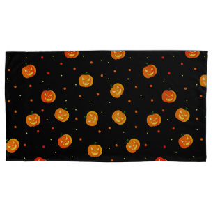 Halloween Scary Pumpkins Jack-o'-Lantern Pattern  Pillowcase