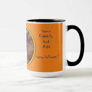 Halloween Scary Skeleton Bones Grave Photo Design Mug