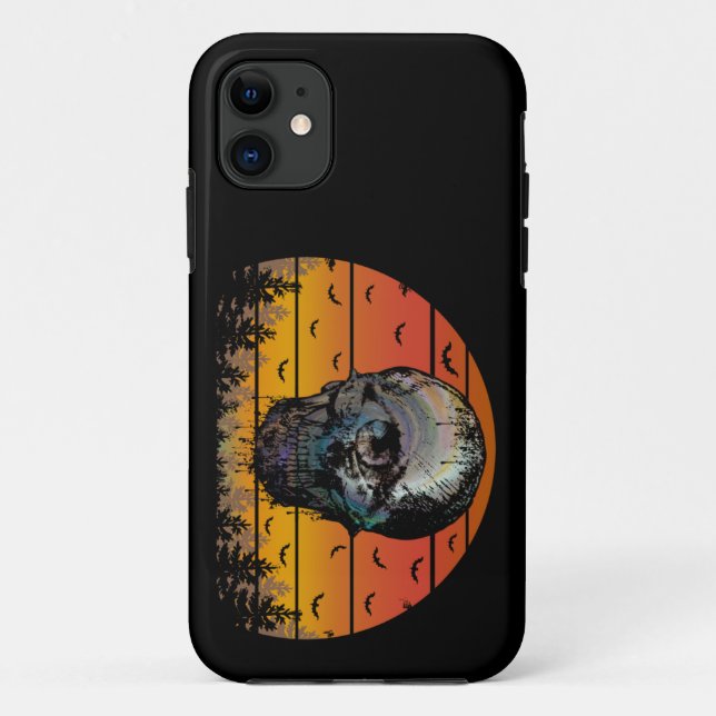 HALLOWEEN SCARY SKULL Case-Mate iPhone CASE (Back)