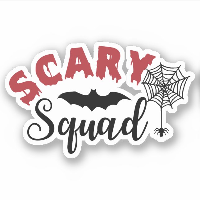 Halloween Scary Squad Spider Web Bat (Front)
