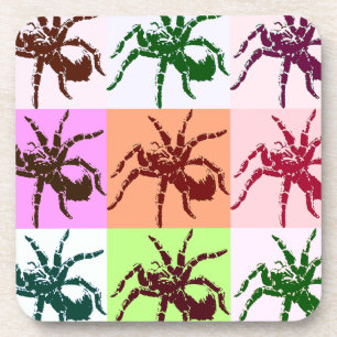 Halloween Scary Tarantula Tiles Coaster