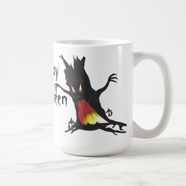 Halloween Scary Tree Coffee Mug (Right)