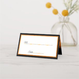 Halloween Scary Tree Personalise Names Date Place Card