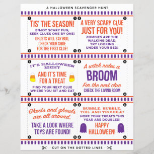 Halloween Scavenger Hunt