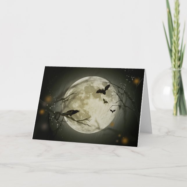 Halloween Scene Card (Front)