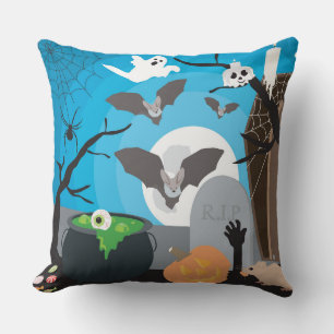 Halloween Scene Cushion