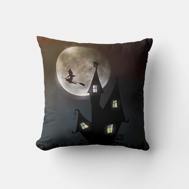 Halloween Scene Cushion (Front)