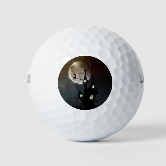 Halloween Scene Golf Balls (Front)