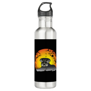 Halloween Schnauzer Dog Lover T-shirt 710 Ml Water Bottle