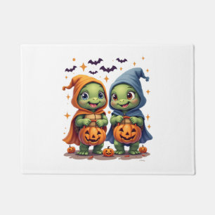 Halloween Sea Turtle Ghost Turtles T-Shirt Doormat