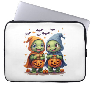 Halloween Sea Turtle Ghost Turtles T-Shirt Laptop Sleeve