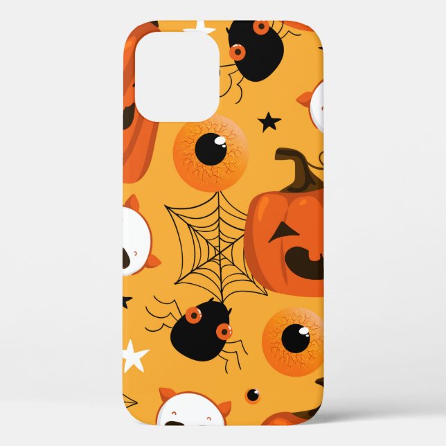 Halloween seamless pattern with cute pumpkins, sku Case-Mate iPhone case (Back)