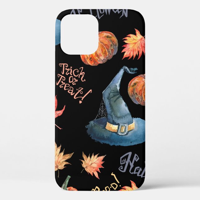 Halloween seamless pattern with halloween pumpkin, Case-Mate iPhone case (Back)
