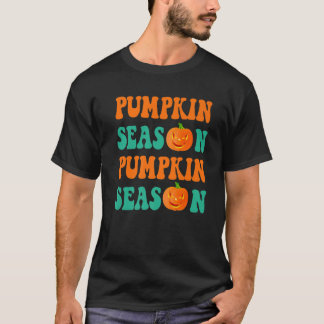 Halloween Season Pumpkin Autumn Fall Thanksgiving T-Shirt